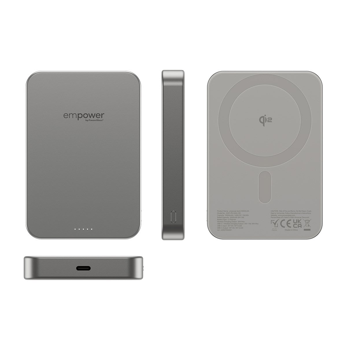 empower by PanzerGlass® empower Bank | 10000mAh | Titanium